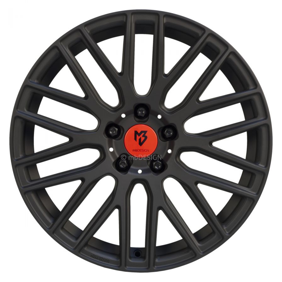 mbDESIGN<br>KV4 - Schwarz stumpfmatt (22x10)